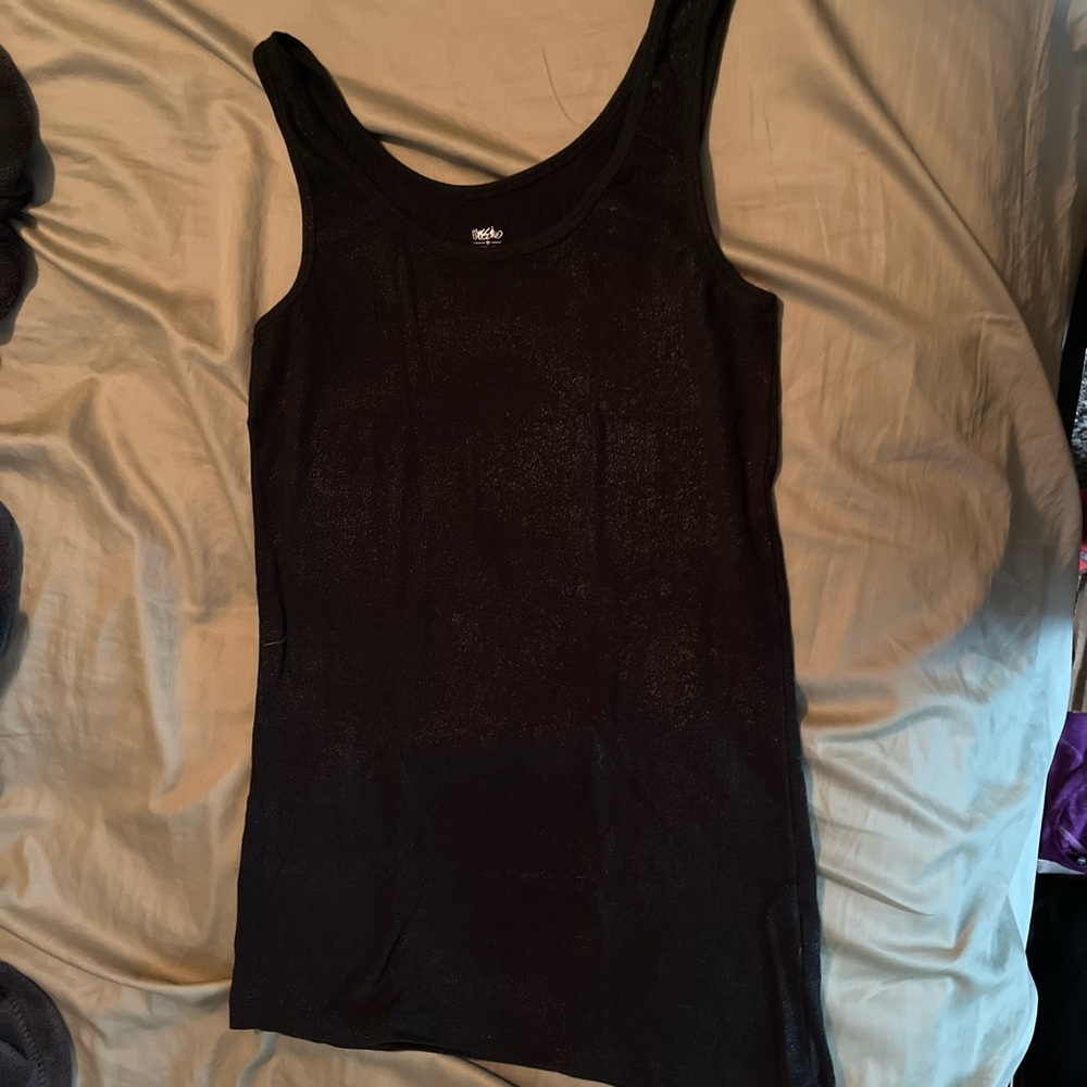 Black Fitted Tank Top
